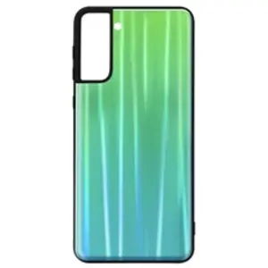 Comparateur de prix : Avizar Coque pour Samsung Galaxy S21 Plus Bi-matière Holographique Brillant Fine Légère Vert