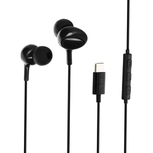 Comparateur de prix : Avizar Écouteurs Filaires USB-C Son Stéréo de Qualité Télécommande Microphone Noir