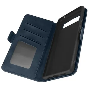 Comparateur de prix : Merkloos / Sans marque Etui pour Google Pixel 6 Portefeuille Support Vidéo Languette Magnétique Bleu Nuit