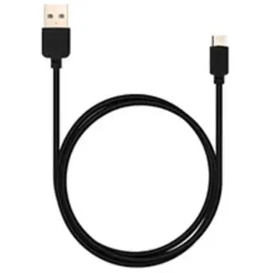Avizar Câble USB Type C - Moxie - 1m - Cuir tressé - Charge/Synchronisation - Noir pas cher
