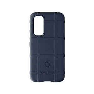 Avizar Coque pour Samsung Galaxy A54 5G Silicone Epais avec Coins Antichocs Motif Relief Bleu pas cher