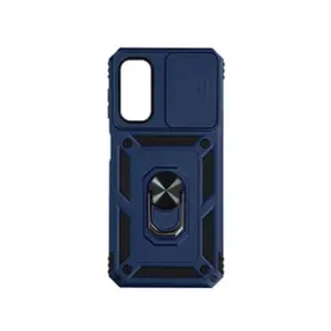 Avizar Coque pour Samsung Galaxy A14 4G et 5G avec Cache caméra et Bague Support Vidéo Bleu pas cher