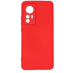 Avizar Coque pour Xiaomi 12T et 12T Pro Silicone Semi-rigide Finition Soft-touch Fine rouge pas cher