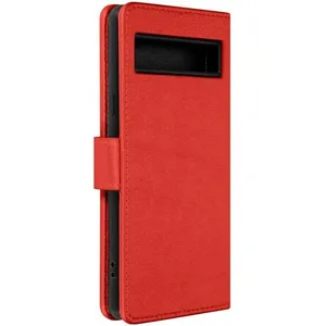 Comparateur de prix : Merkloos / Sans marque Etui pour Google Pixel 7a Clapet Porte-carte Support Vidéo rouge