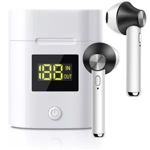 Non communiqué Écouteurs TWS EKO LED Bluetooth 5.0 - Modèle JeezPro - Coloris Noir pas cher