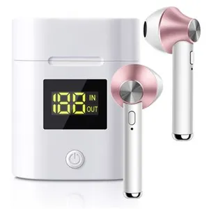Non communiqué Écouteurs TWS EKO LED Bluetooth 5.0 - Modèle JeezPro - Coloris Rose pas cher