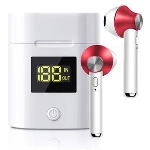 Comparateur de prix : Non communiqué Écouteurs TWS EKO LED Bluetooth 5.0 - Modèle JeezPro - Coloris Rouge