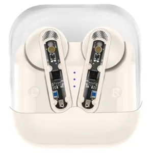 Non communiqué Écouteurs TWS EKO Bluetooth 5.3 - Modèle Steeve - Coloris Crème pas cher