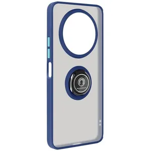 AVIZAR Coque pour Xiaomi Redmi A3 Bague Métallique Fonction Support Bleu Nuit pas cher