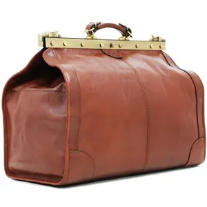 Katana Sac de voyage Doctor Bag en Cuir - Marron