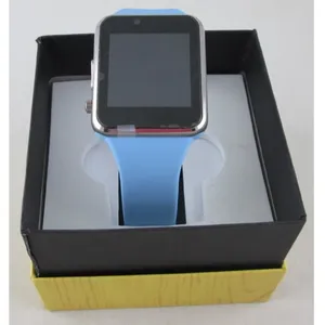 montre connectée bluetooth et intelligente bracelet bleu compatible IO...Vendu parcdiscount