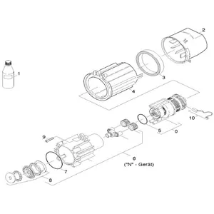 Comparateur de prix : KÄRCHER Engrenage Complet Pour Remplacement 6 Pour Nettoyeur Haute-pression - 40603910