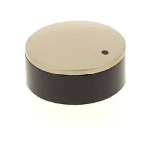 Whirlpool Bouton noir et inox pour Lave-vaisselle Scholtes pas cher