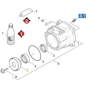 Kärcher Karcher Disque Mutation Pour Moteur 2.5 Kw Pour Nettoyeur Haute-pression - 64013490 pas cher