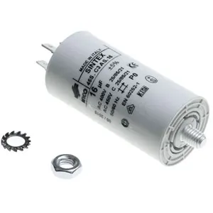 VEDETTE CONDENSATEUR LAVE LINGE DIVERS MARQUES 11314 CONDENSATEUR PERMANENT 16 MF 450 V pas cher
