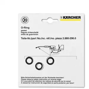 Kärcher Karcher - jeu de bague etancheite vendu par 3 pour nettoyeur haute-pre... pas cher