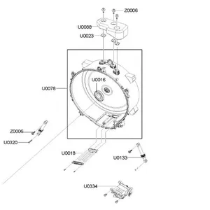 Samsung Demi-cuve Arriere Aegis-pjt6205 6206.6 U Pour Lave Linge - Dc97-15236b pas cher