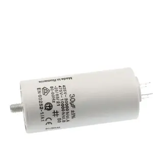 Divers Marques Condensateur permanent 30 µF 450 v pour lave linge - 333606 pas cher