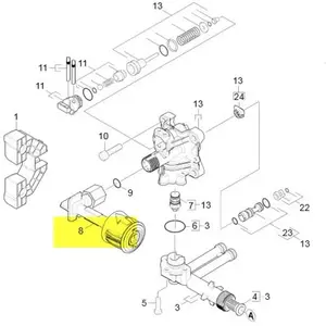 Comparateur de prix : Karcher Raccord côté refoulement pour nettoyeur haute pression - 9.002-412.0