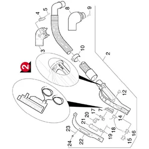 Kärcher Karcher Flexible complet pour pieces aspirateur nettoyeur petit... pas cher