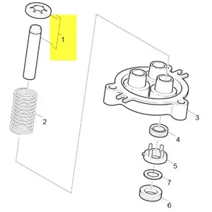 Kärcher Karcher Piston D14 L71.5 Avec Support Pour Nettoyeur Haute-pression - 45531530 pas cher