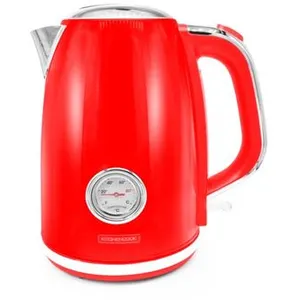 Kitchencook - Bouilloire Style rétro rouge - 60.5x23x53 cm T.U pas cher