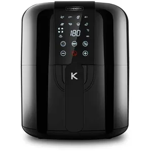 Friteuse Sans Huile De 3l - 8 Programmes Airmed Noir De Kitchencook pas cher