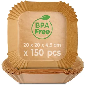Moules Cuisson Papier Carrés X150 Gurupa Square 20150 The Kitchen Guru