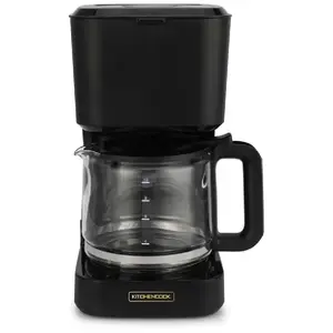 Comparateur de prix : Cafetière Filtre 1,3 L Noire Mate Matt Coffee De Kitchencook