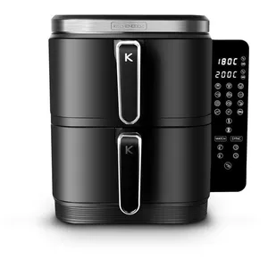 Comparateur de prix : Double Friteuse à Air Paniers Superposés 12l   Airflow 12 Kitchencook