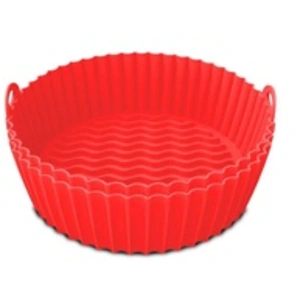 Kitchencook Moules Silicone Ronds Air Fryer Siliround2 Red pas cher