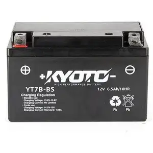 Comparateur de prix : Kyoto Batterie GT7B-BS sla-agm - Sans Entretien - Prête à l'Emploi - Equivalente YT7B-