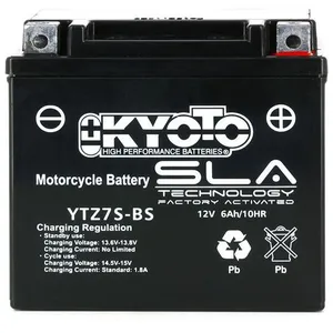 Comparateur de prix : Batterie Kyoto pour Moto Honda 125 Vt C Shadow 2001 à 2008 YTZ7S-BS / 12V 6Ah