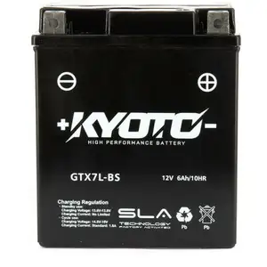 Comparateur de prix : Batterie Kyoto pour Moto Honda 125 Ca Rebel 1995 à 2002 YTX7L-BS / 12V 6Ah