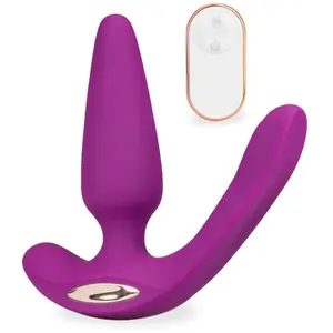 LOVE AND VIBES Plug anal avec stimulateur de testicules ou clitoris Athena