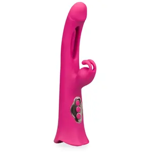 LOVE AND VIBES Vibromasseur rabbit flapping avec langue cunnilingus Peace pas cher