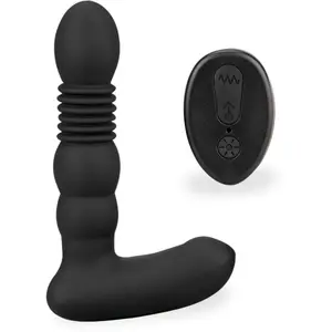 LOVE AND VIBES Plug anal chauffant vibrant et va-et-vient Mox
