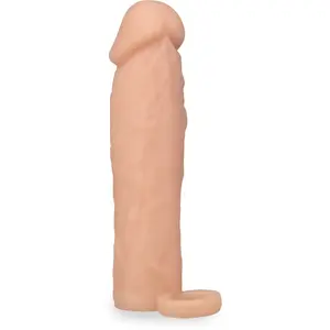 Gaine pénis réaliste en silicone médical 18,0cm