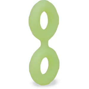 LOVE AND VIBES Anneau cockring double en silicone phosphorescent SloomVendu parlove-and-vibes