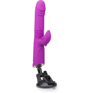 LOVE AND VIBES Vibromasseur rabbit va-et-vient avec ventouse Flip