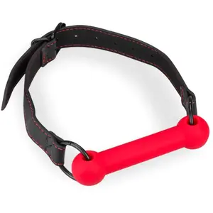 LOVE AND VIBES Bâillon mors en silicone et similicuir