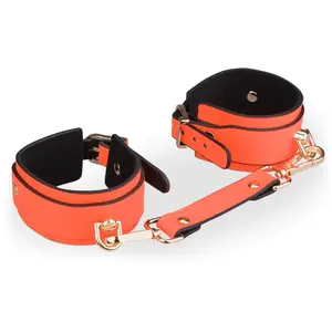 LOVE AND VIBES Menottes fluorescentes orange