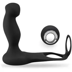 Vibromasseur vibro homme gode anal Sextoy prostate avec anneau cockrin...Vendu parlove-and-vibes