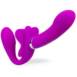 LOVE AND VIBES Strapon 12 modes de vibration Butterfly