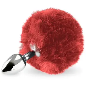 LOVE AND VIBES Rosebud plug queue de lapin