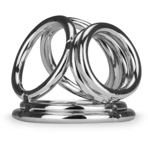 LOVE AND VIBES Quadruple cockring en inox BondyVendu parlove-and-vibes