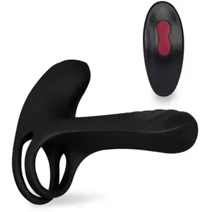 Manchon anneau vibrant télécommandé Franck - Cockring penien pour homm... pas cher