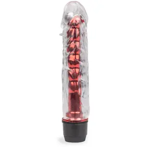 Gode godemichet vibrant avec gaine amovible Jay gode vaginal ou anal h... pas cher