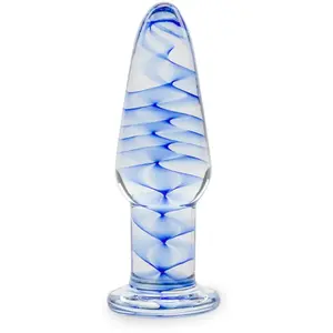 LOVE AND VIBES Plug anal en verre Mist pas cher