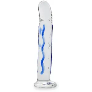 LOVE AND VIBES Gode godemichet en verre Glow gode vaginal ou anal homme ou femmeVendu parlove-and-vibes